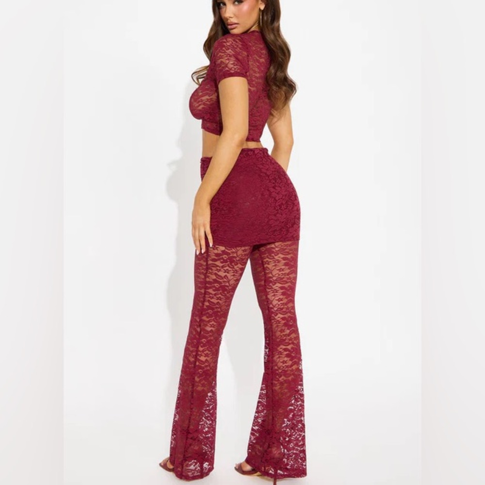 Kelsea Lace Foldover Pants Set NEW 🏷️ - Picture 3 of 3